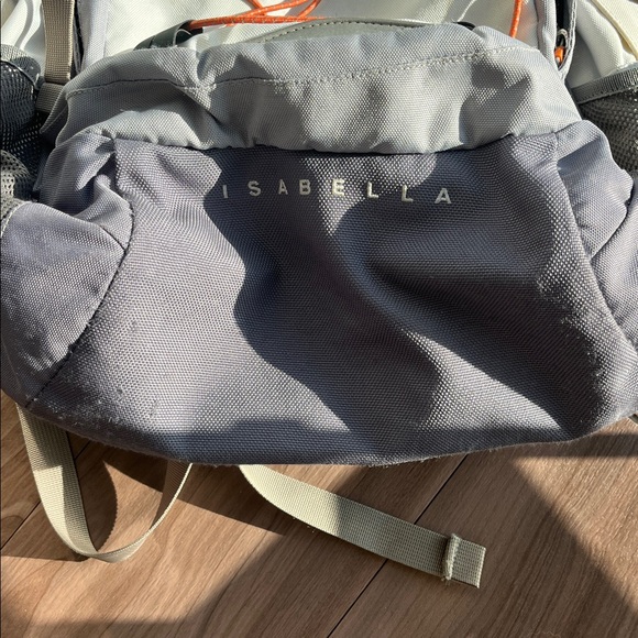 The North Face Isabella Gray and White Backpack - Picture 6 of 6